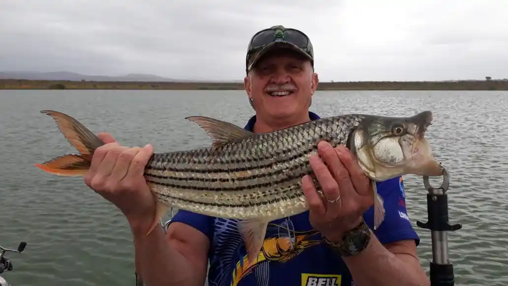 Lake Jozini tiger fishing moment