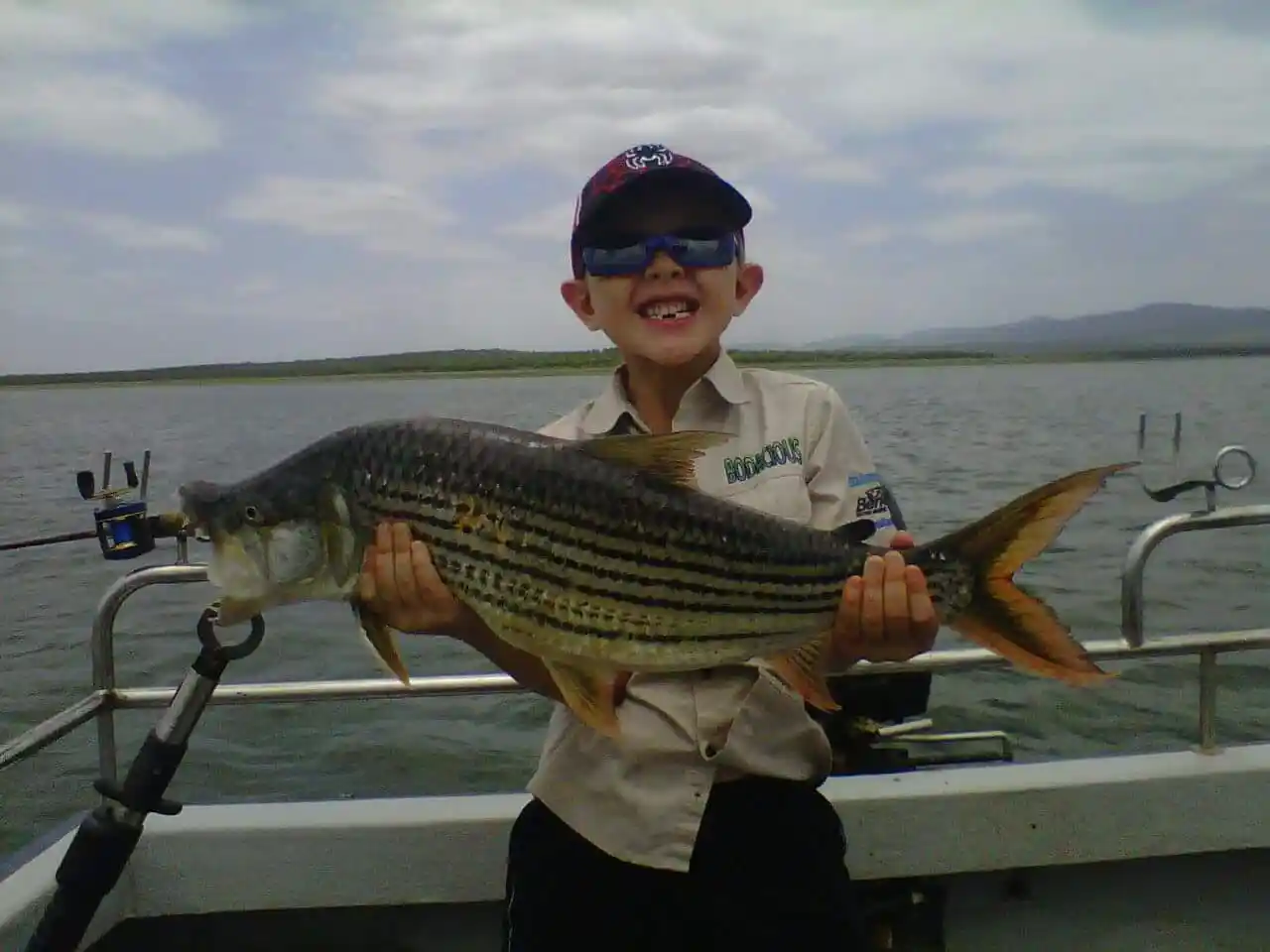 Lake Jozini tiger fishing moment
