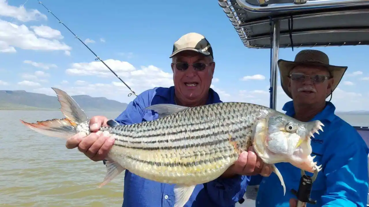 Lake Jozini tiger fishing moment
