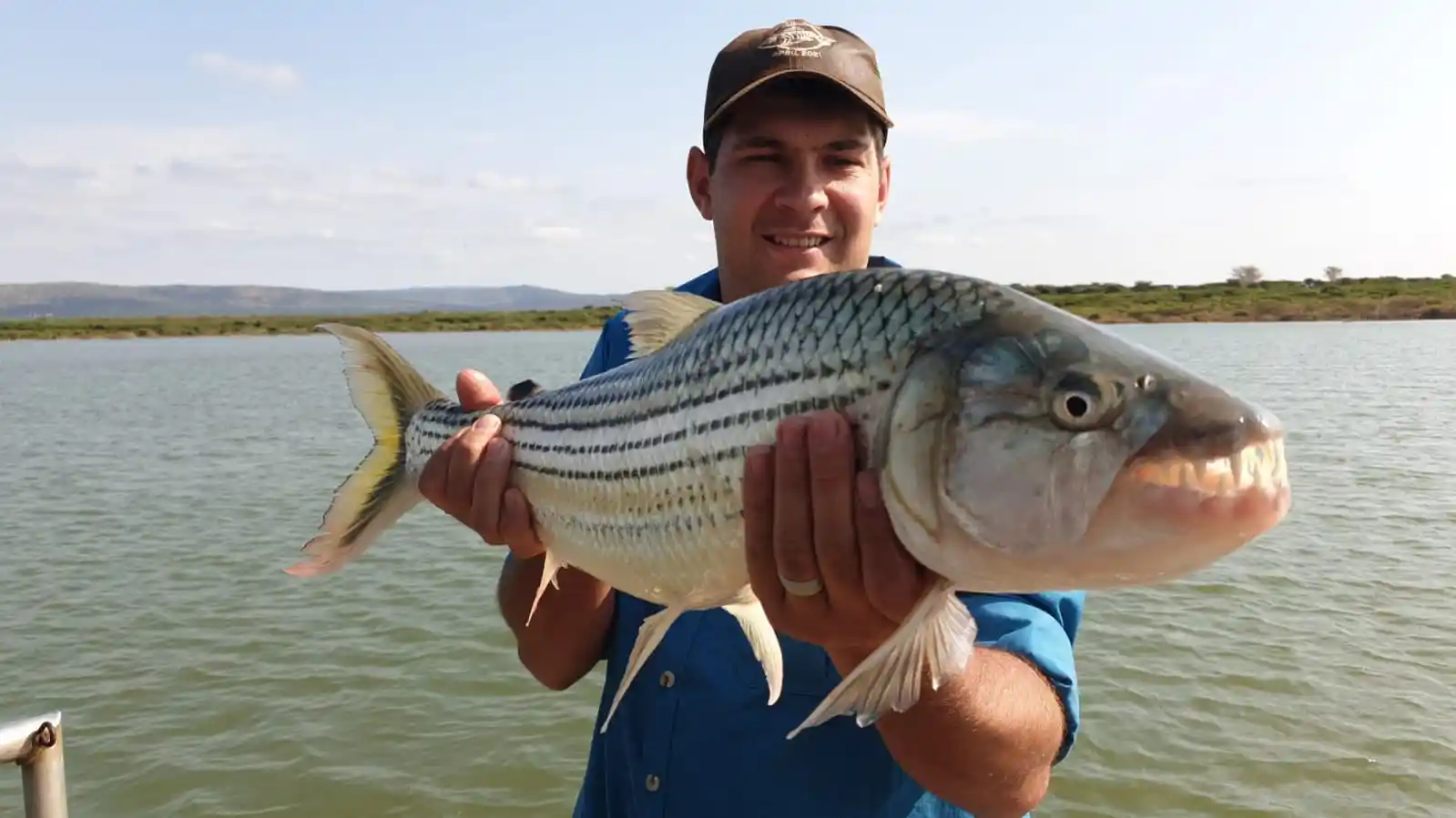Lake Jozini tiger fishing moment