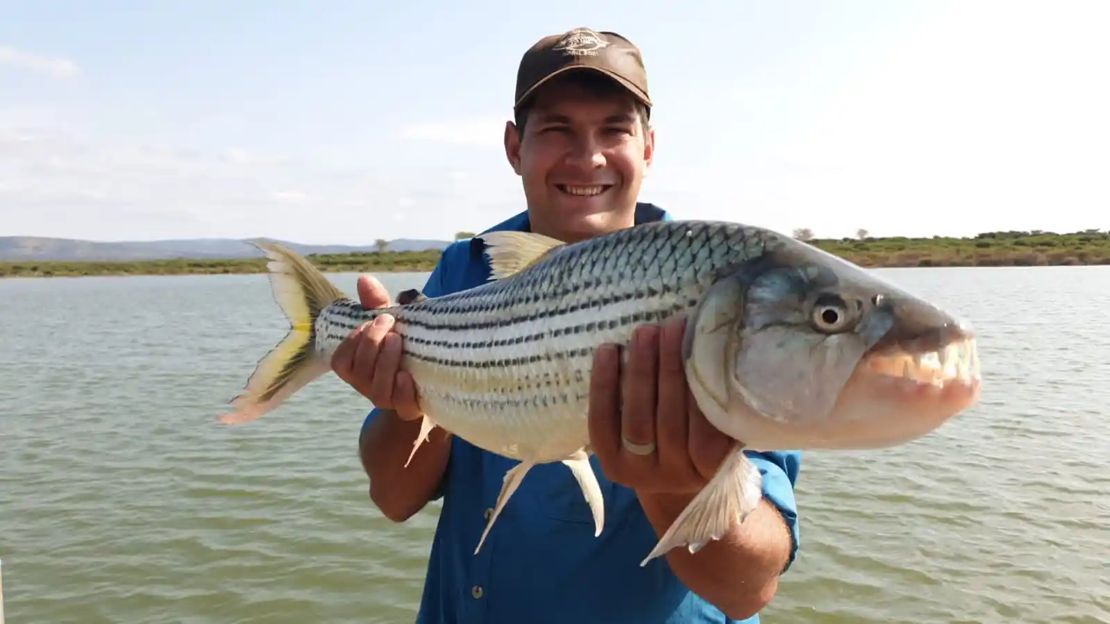 Lake Jozini tiger fishing moment