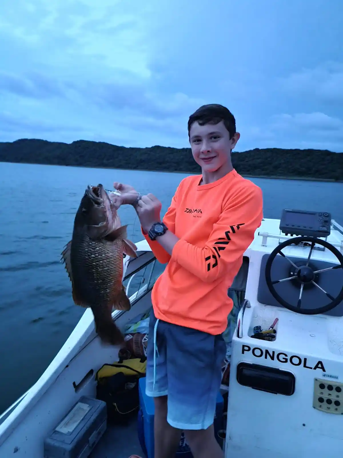 Lake Jozini tiger fishing moment