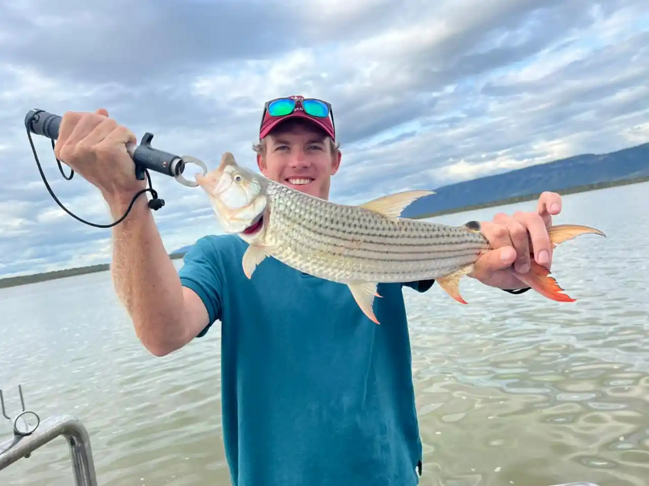 Lake Jozini tiger fishing moment