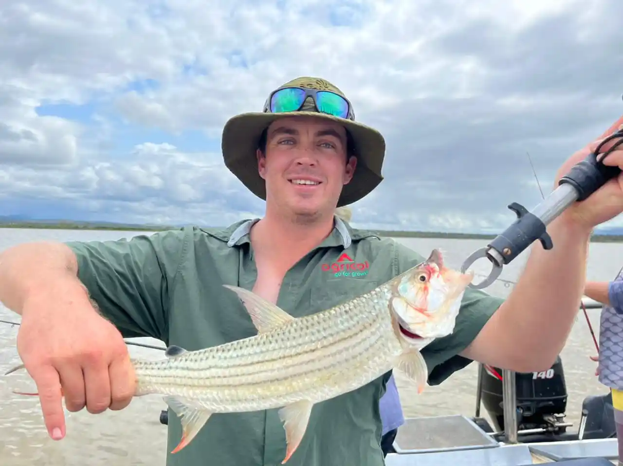 Lake Jozini tiger fishing moment