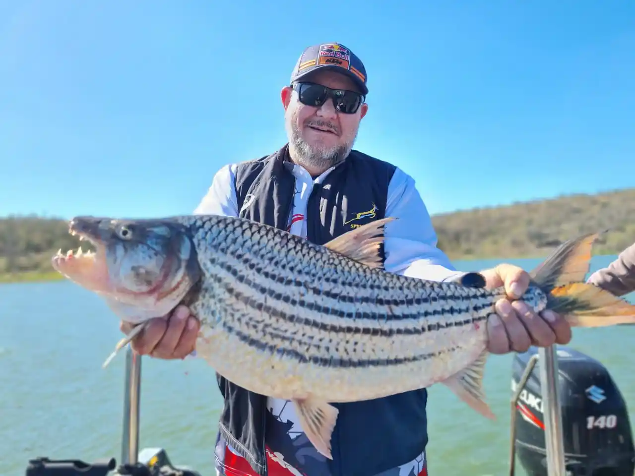Lake Jozini tiger fishing moment
